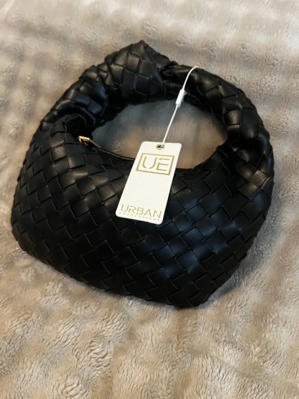 Urban Expressions Hobo Bag Knotted Strap mini Brand New Boho Chic Vegan Leather